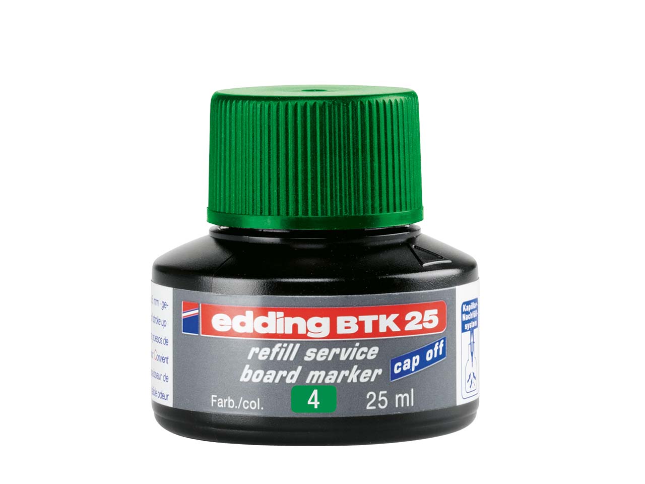 edding Nachfülltinte "BTK 25" für Whiteboardmarker, 25 ml, grün