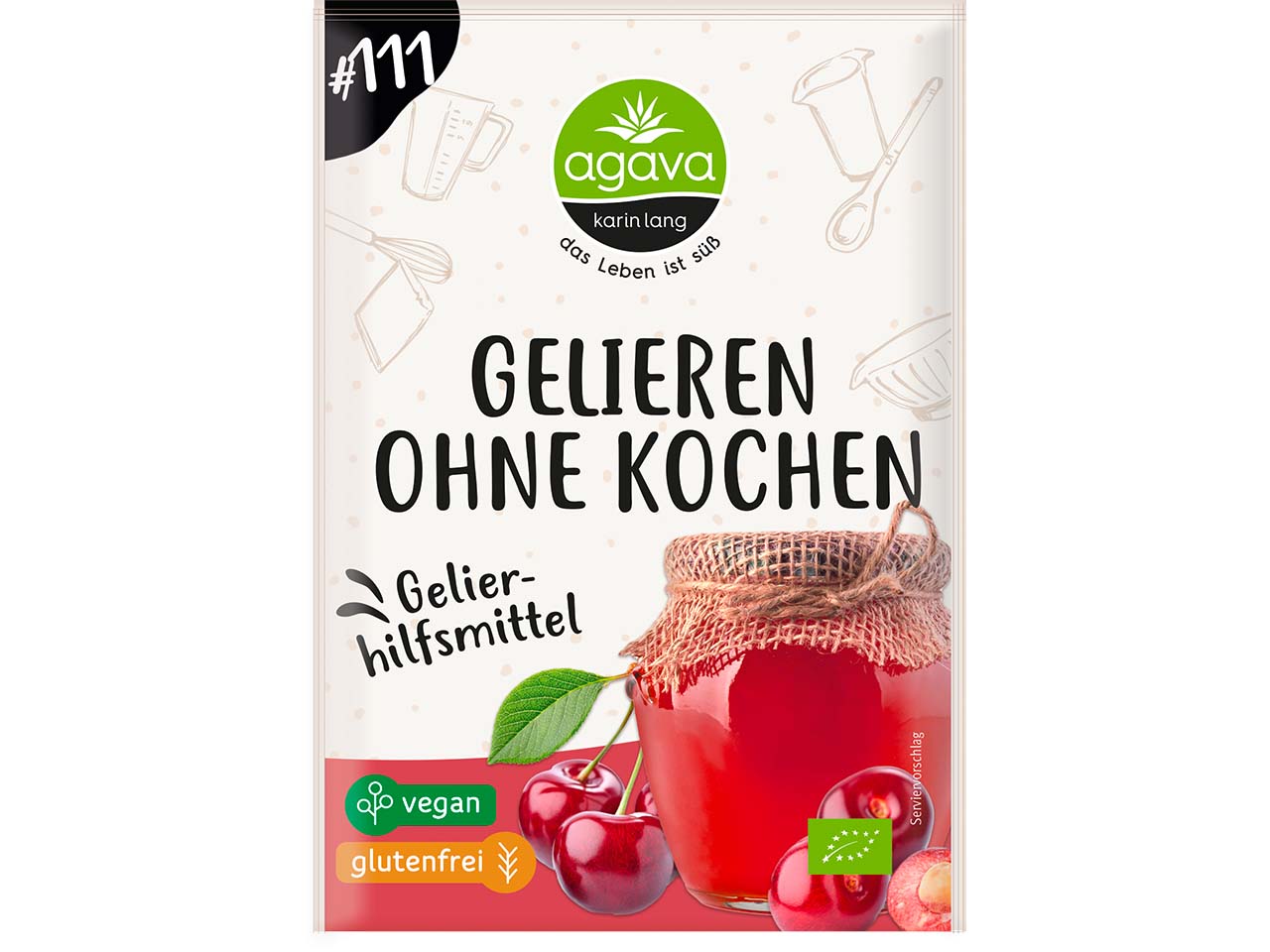 agava Bio-Gelierhilfe "Gelieren ohne Kochen", 18 g