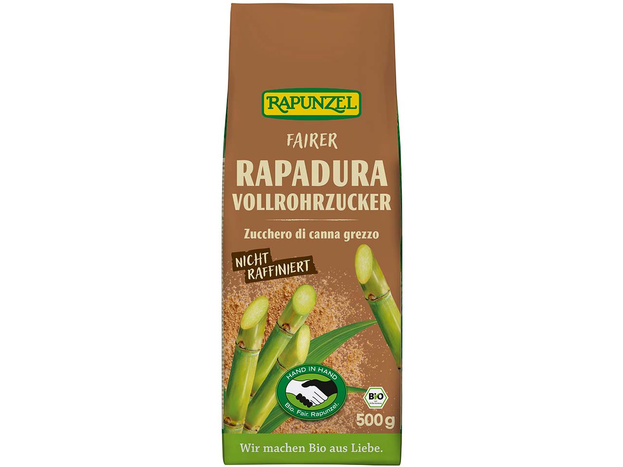 RAPUNZEL Bio-Vollrohrzucker "Rapadura", unraffiniert, 500 g