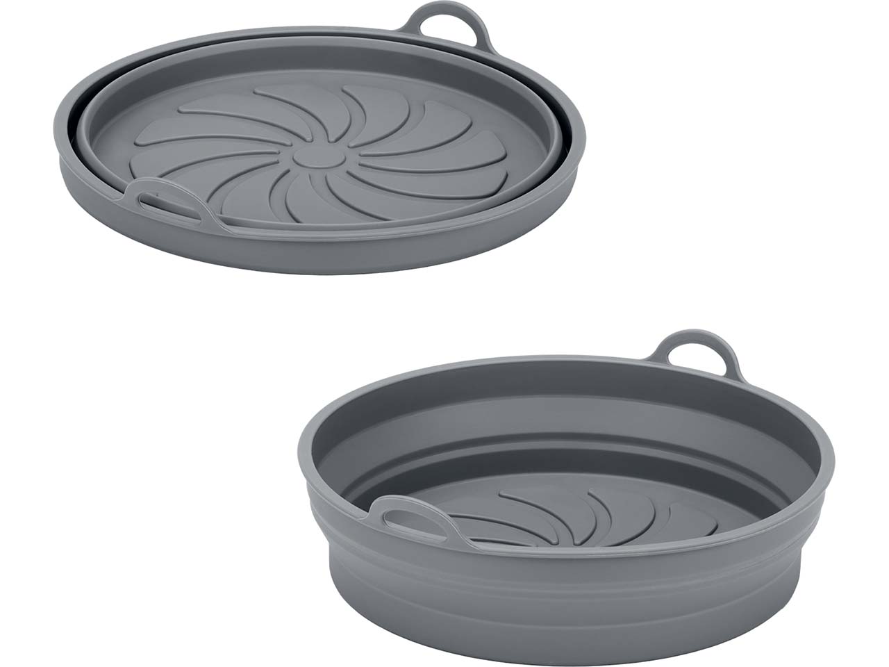 Metaltex Silikonkorb rund für Airfryer, Ø 20 cm, faltbar