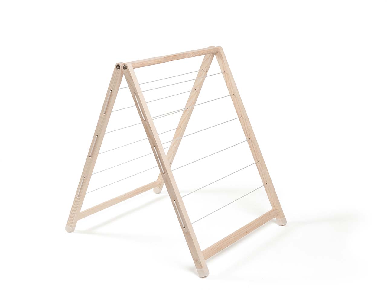 SIDE BY SIDE Wäscheständer "Mr. Lean" Esche unbehandelt