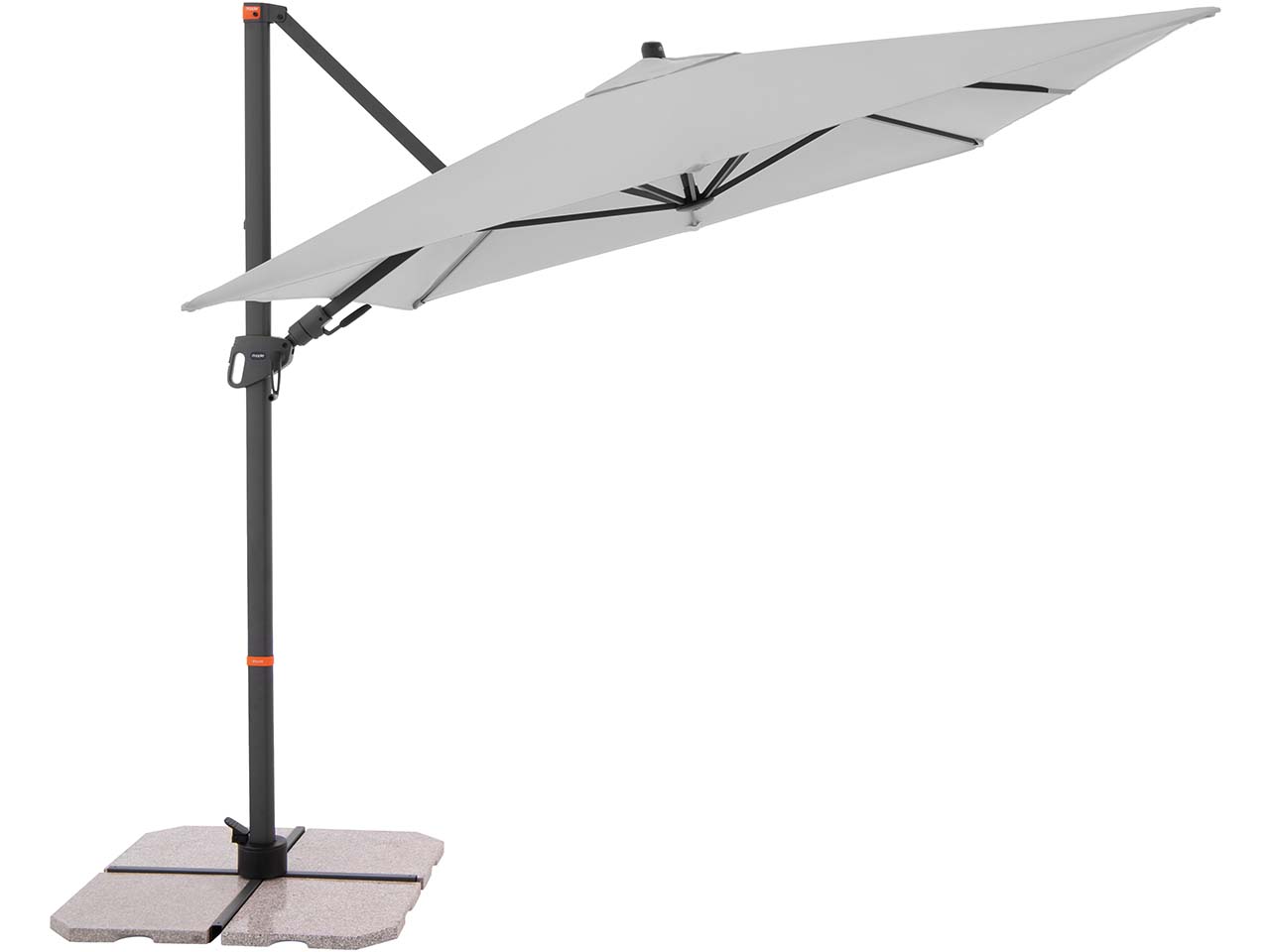 doppler Pendelschirm "myZone AX" 320 x 240 cm, hellgrau