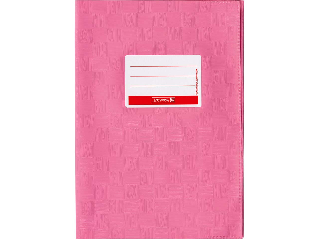 BRUNNEN Heftumschlag aus Polypropylen DIN A5, rosa