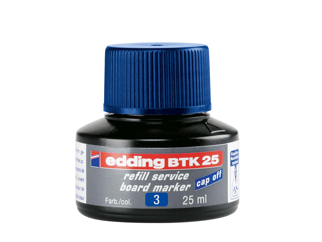 edding Nachfülltinte "BTK 25" für Whiteboardmarker, 25 ml, blau