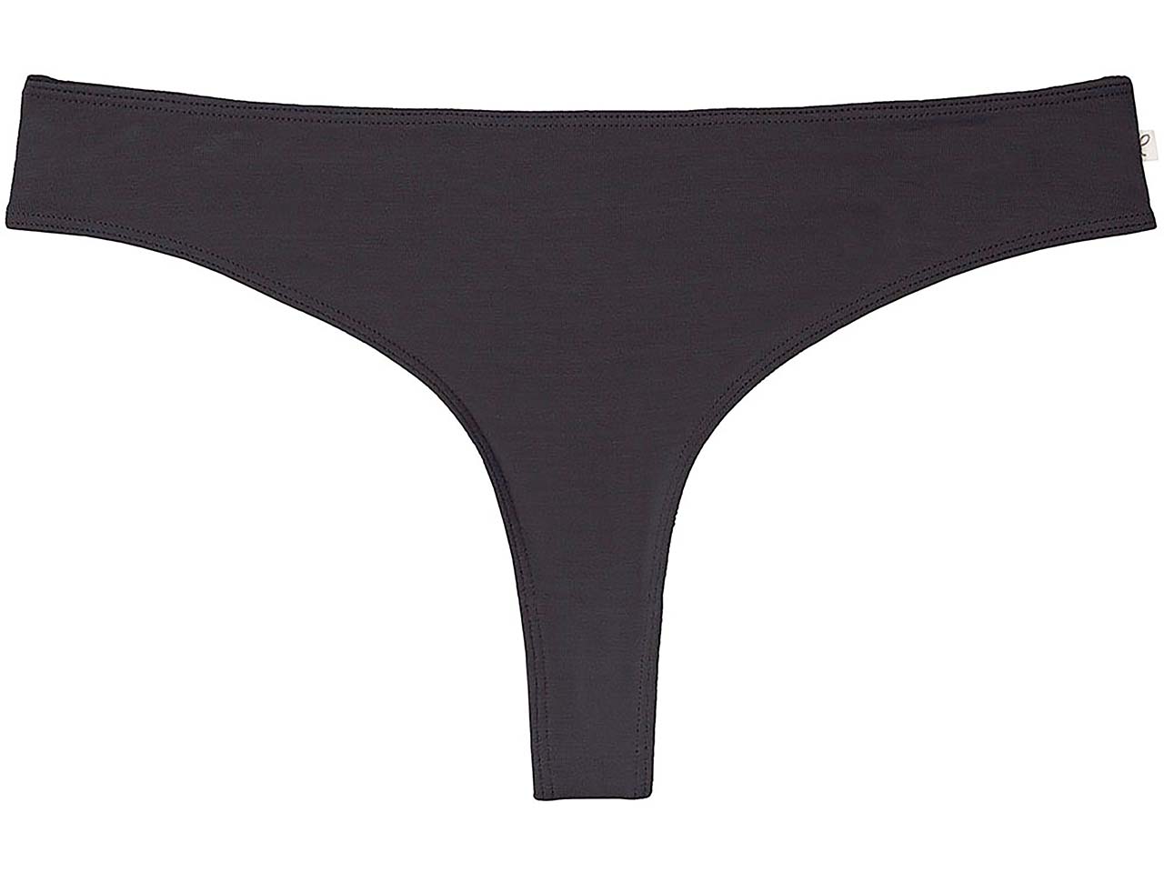 tranquillo Damen-String aus Tencel, black, Gr. M