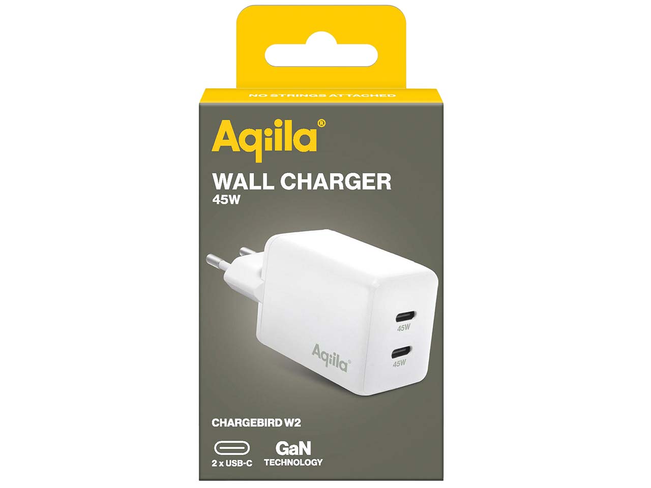 Aqiila USB Ladegerät und Ladeadapter "Chargebird W2"