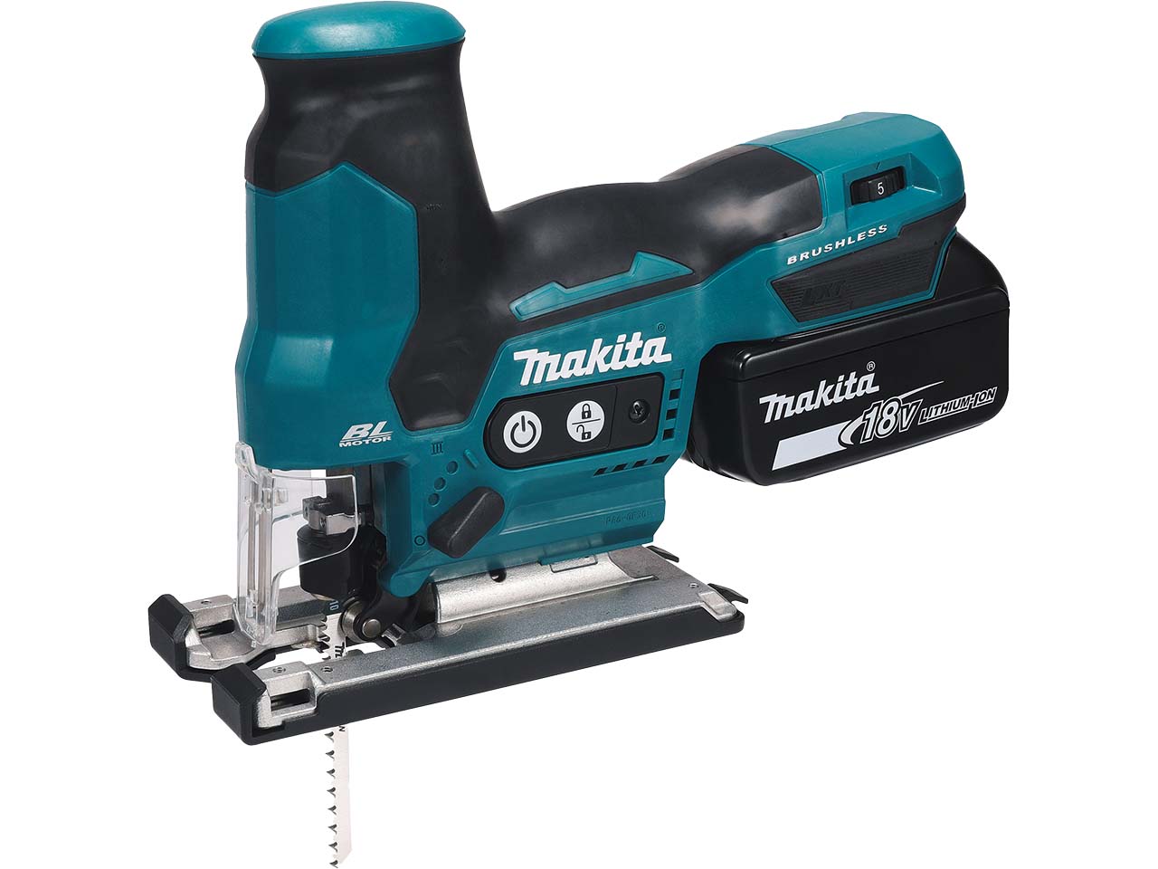 Makita Akku-Pendelhubstichsäge "DJV185RF1J" 18V/3Ah 1 Akku + Ladegerät