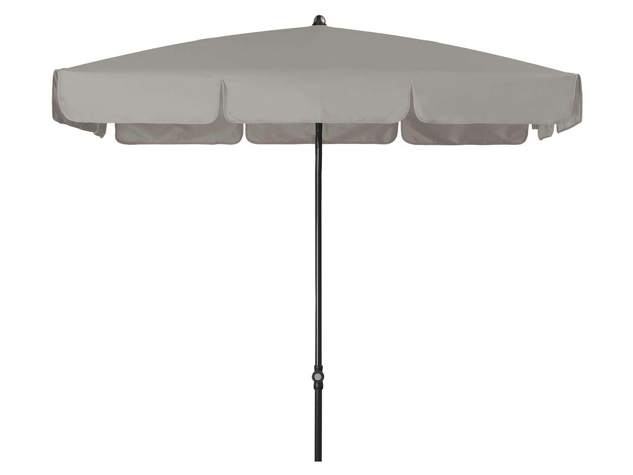 doppler Sonnenschirm "Sunline Waterproof" 185 x 120 cm, grau