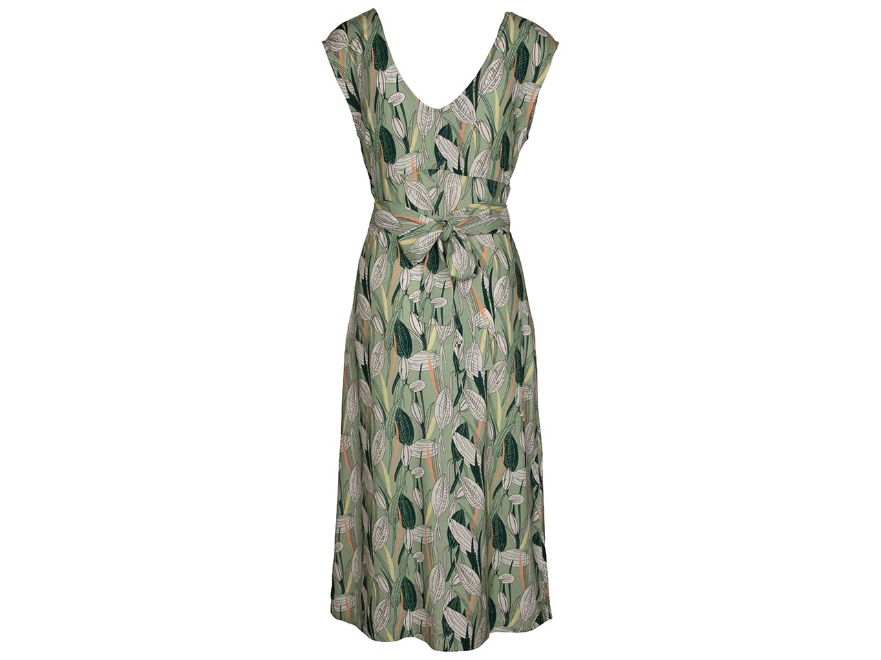 bleed Damen-Kleid "Lakelovers" mit Bindegürtel, grün, Gr. S