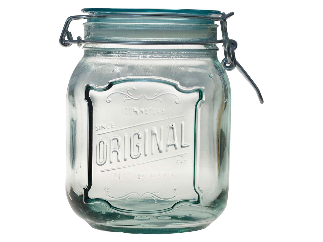 Vorratsglas 'Original' aus Recyclingglas, transparent, 1,1 l