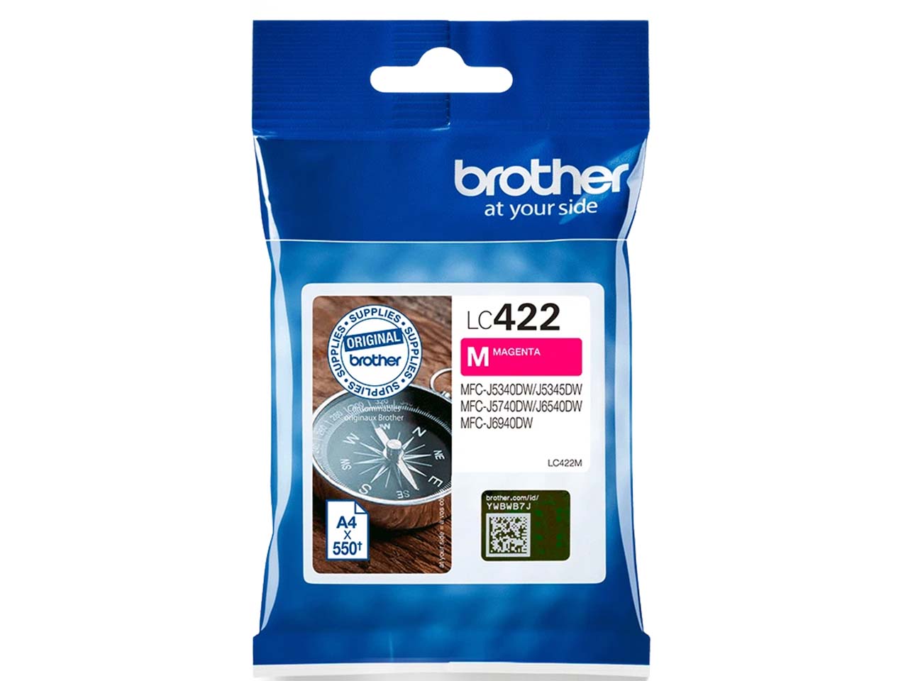 Brother Tintenpatrone LC-422M magenta