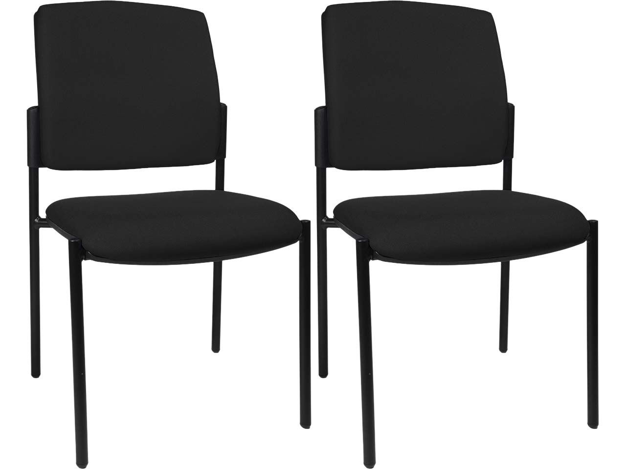 Topstar Besprechungsstuhl "BtoB 10" Rücken gepolstert, 2 Stk. schwarz