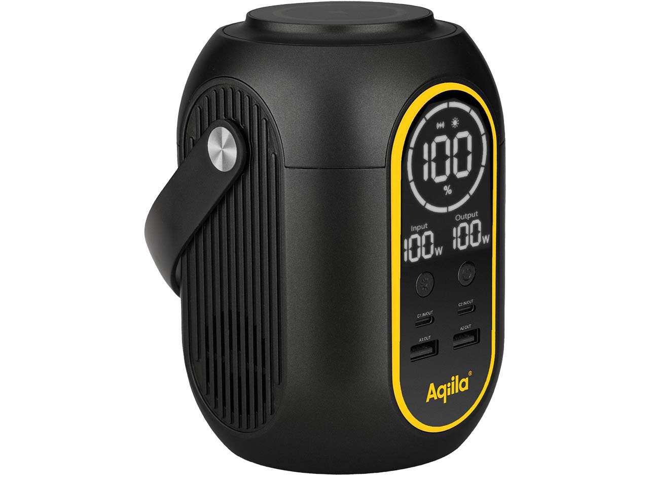 Aqiila 3 in 1 Lampe, Powerstation, Induktionsladegerät "Powerbird S140"