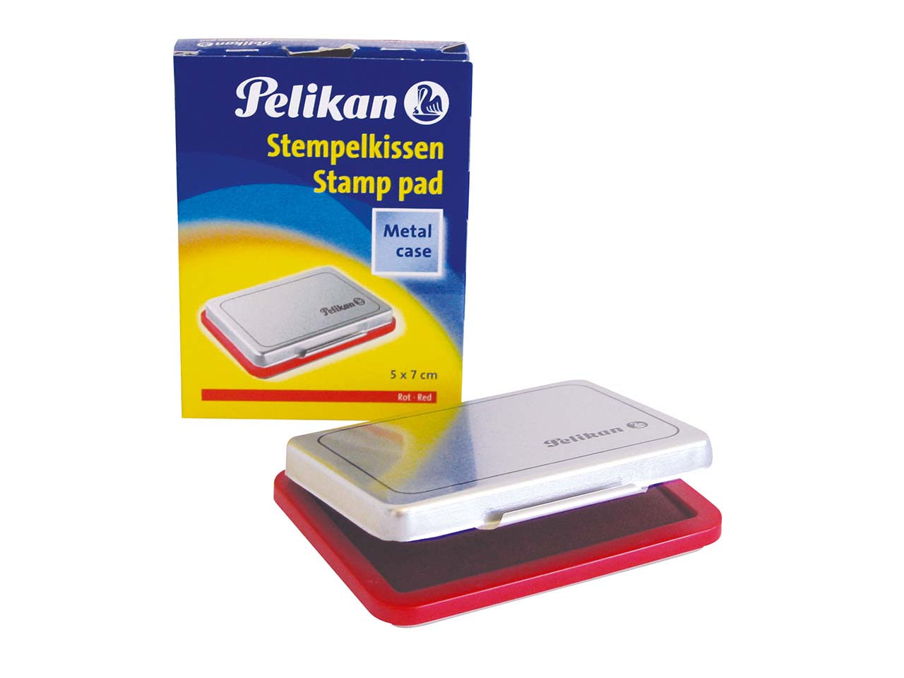 Pelikan Stempelkissen, 5 x 7 cm, Größe 3, rot