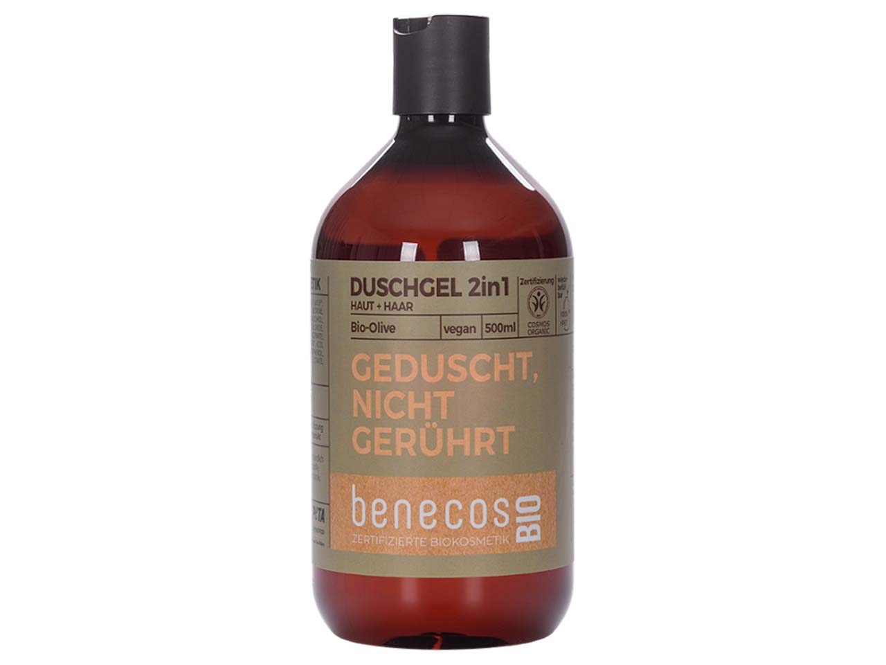 benecos Bio-Duschgel 2-in-1 mit Bio-Olive, 500 ml