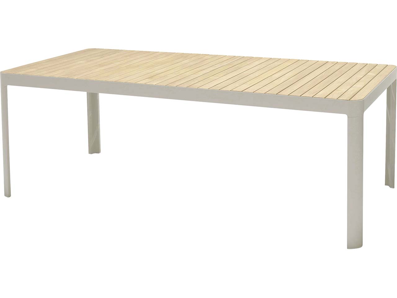 Gartentisch 'Portals' 209 x 95 cm, ecru