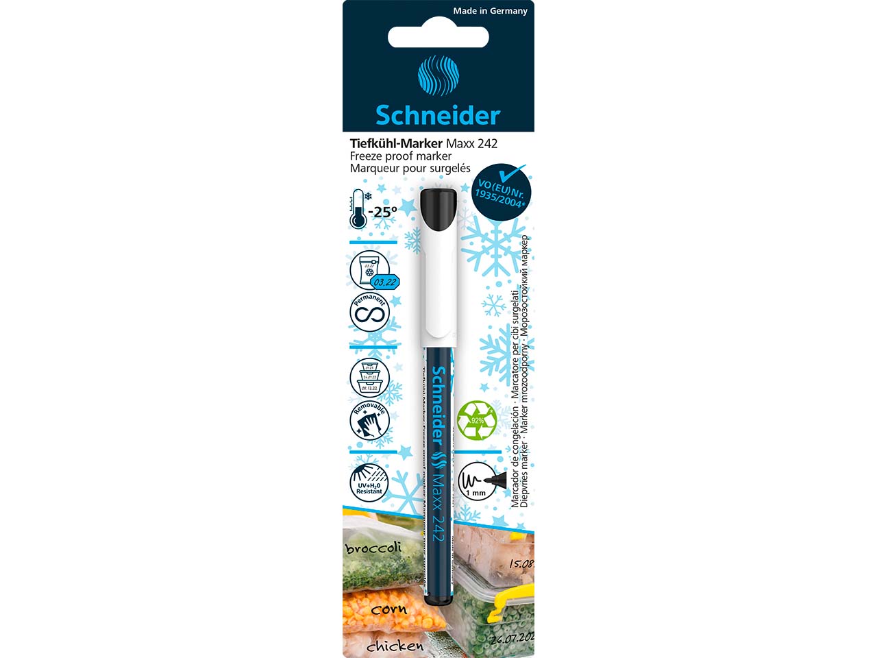 Schneider Tiefkühl-Marker "Maxx" schwarz