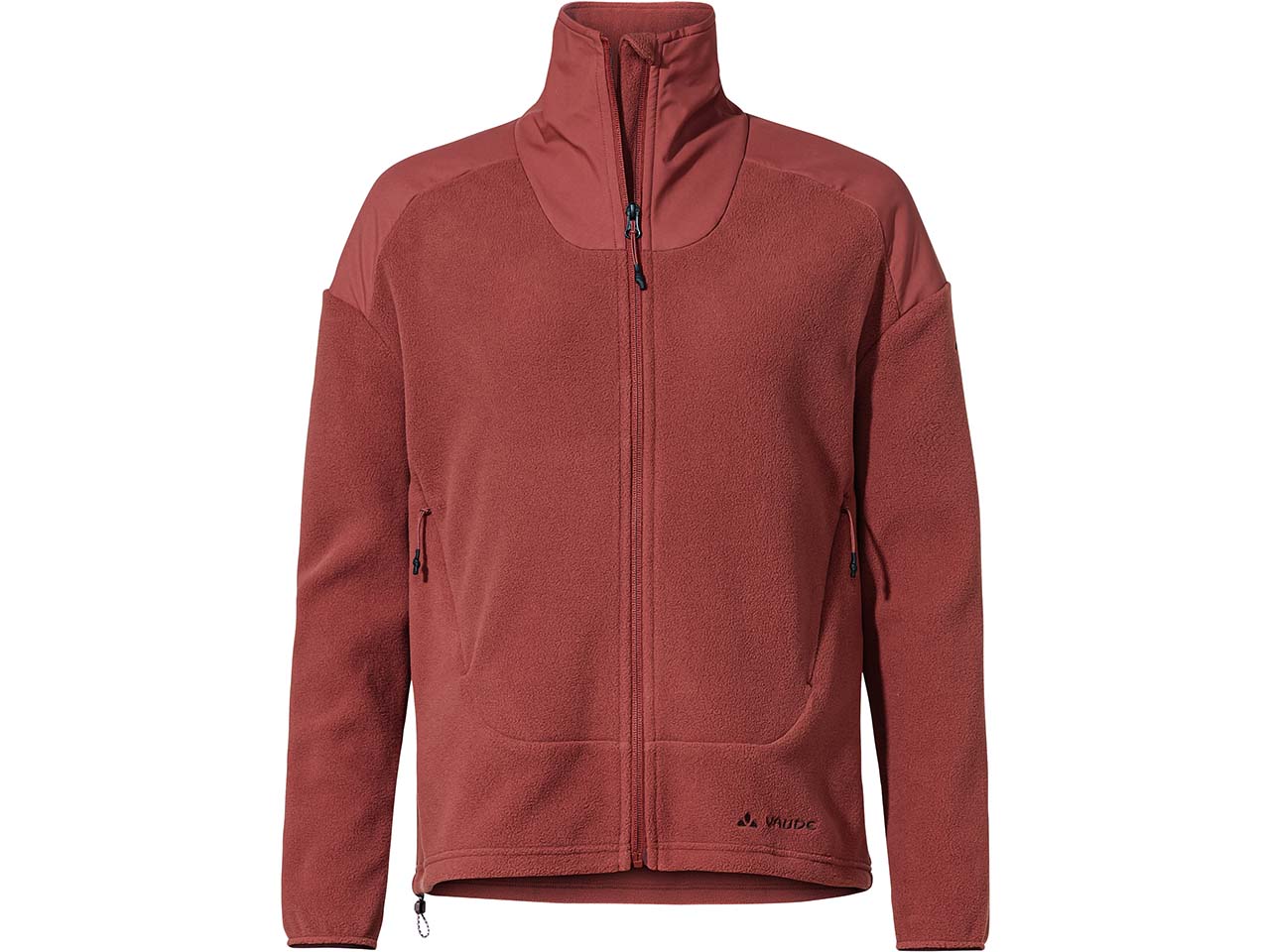VAUDE Damen-Fleecejacke "Mineo II" mit hohem Stehkragen, redeva, Gr. 42