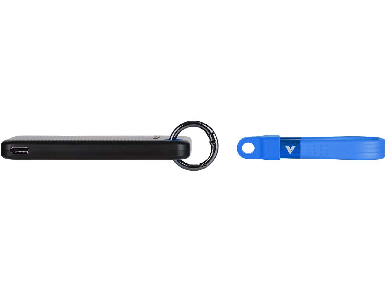 Verbatim Externe SSD-Festplatte "Pocket" schwarz, blau 2 TB