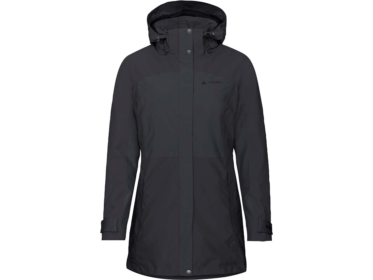 VAUDE Damen-Parka "Skomer Winter II" mit abnehmbarer Kapuze, black, Gr. 40