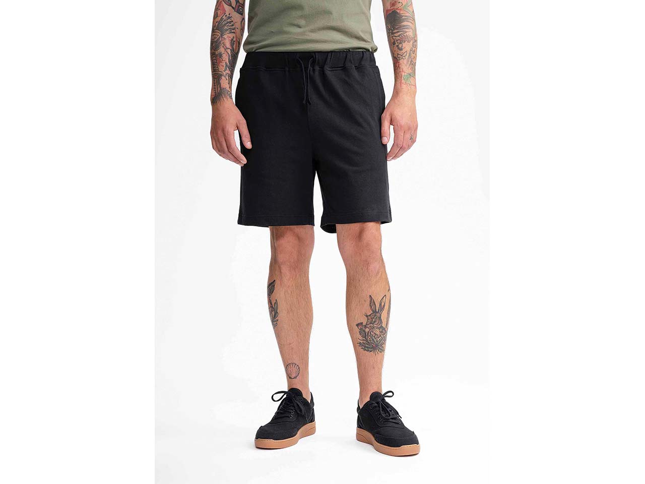 MELA Bio-Herren-Jersey-Short "KRISH" 260 g/m², schwarz, Gr. M