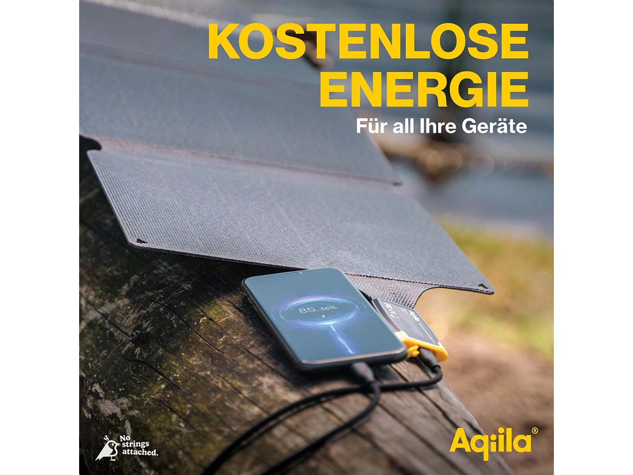 Aqiila tragbares Solarladegerät "Sunbird P56"