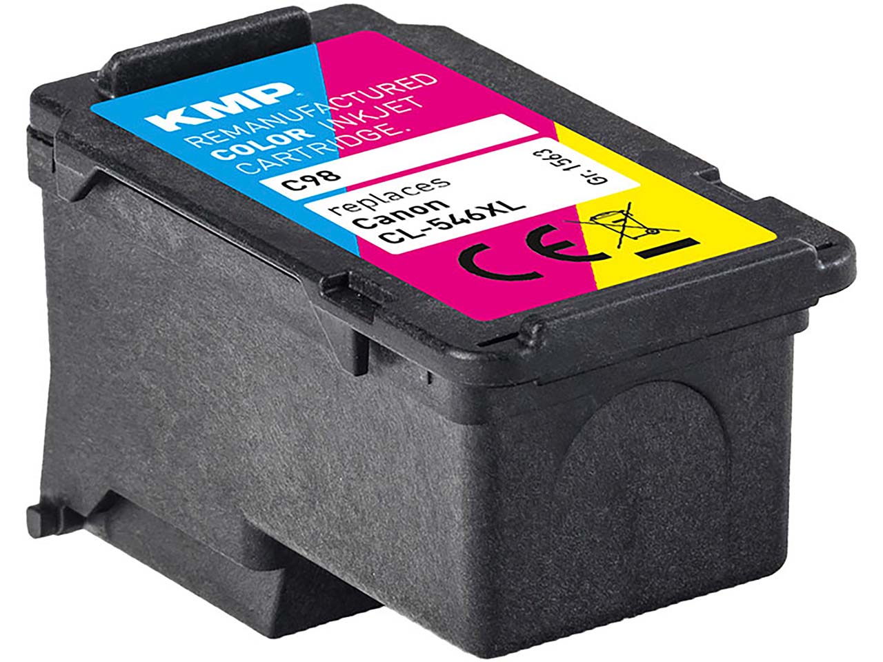 KMP Tintenpatrone ersetzt Canon CL-546XL color