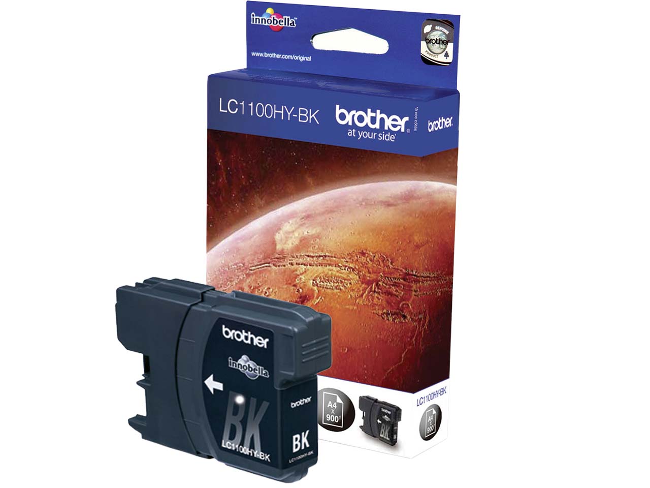 Brother Tintenpatrone LC1100HYBK schwarz