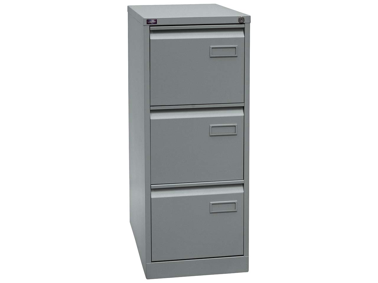 HR-Schrank 3s 1b alusilber (BxHxT) 41,3x101,6x62,2cm