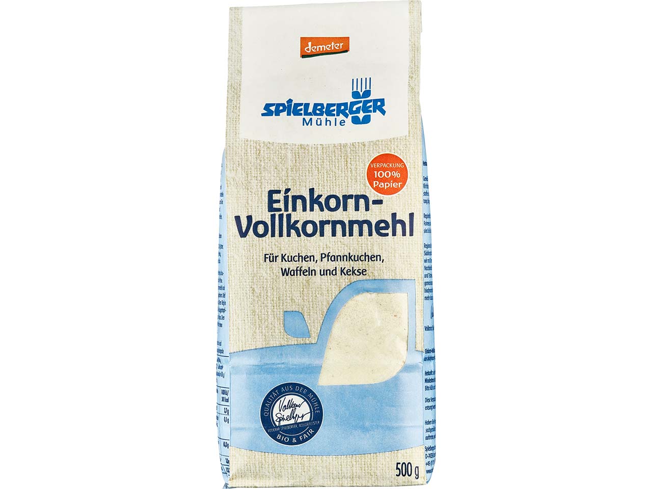 Spielberger Mühle Bio-Einkorn-Vollkornmehl, 500 g