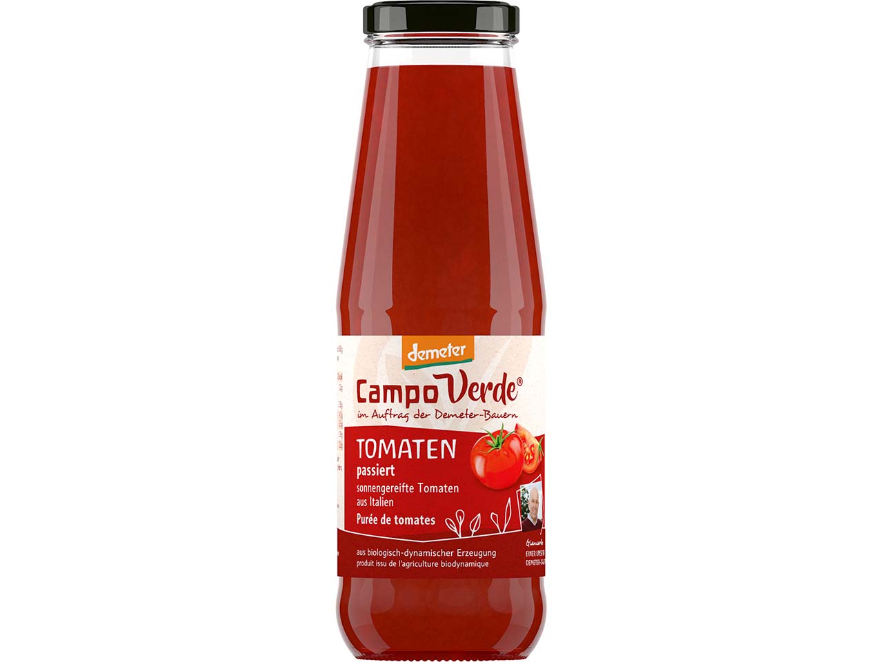 Campo Verde Passierte Bio-Tomaten, 720 g