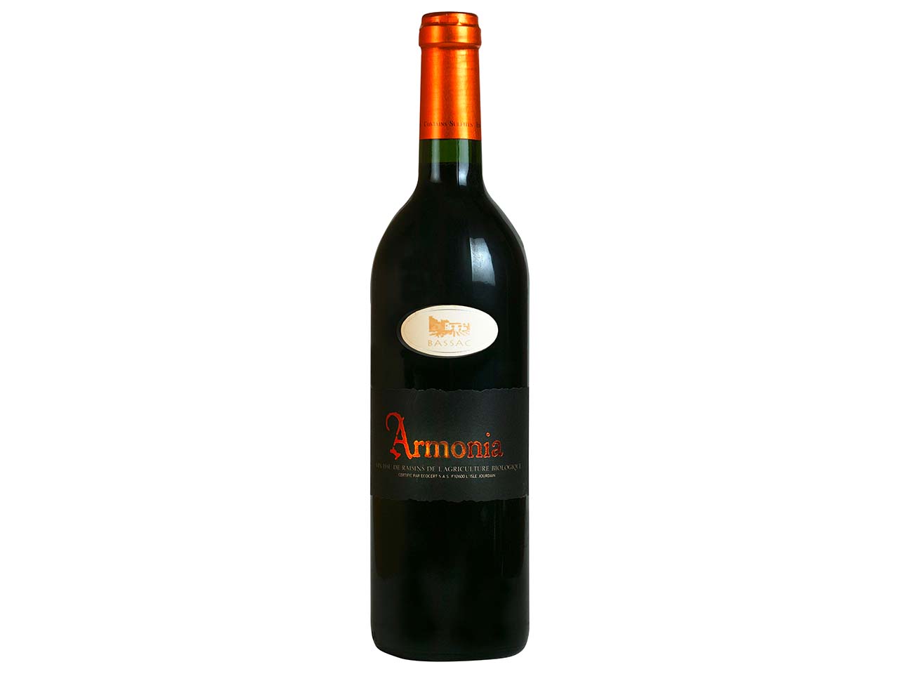 Bio-Rotwein 'Armonia Rouge' Domaine Bassac, 0,75 l