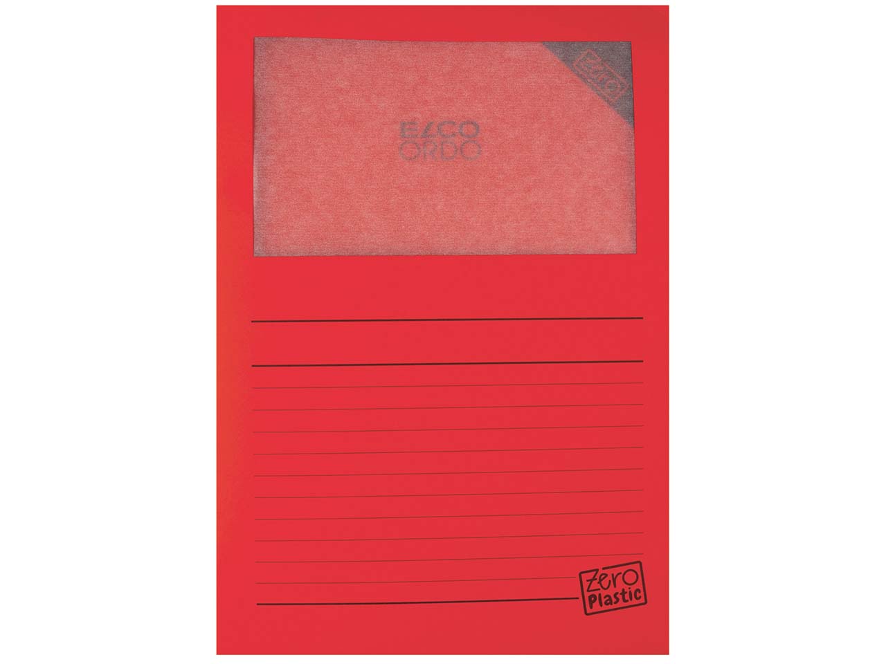 100 Elco Sichtmappe/Fenstermappe "Ordo zero" rot