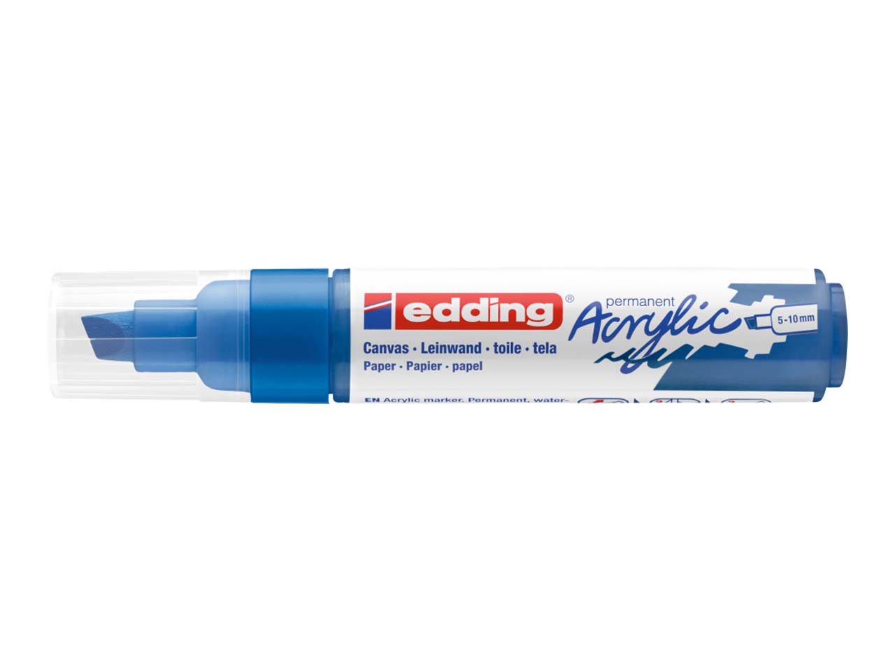 edding Acrylmarker "Acrylic 5000" Keilspitze, enzianblau