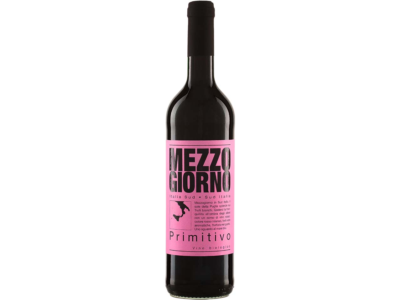 Bio-Rotwein Primitivo 'MEZZOGIORNO' IGT, 0,75 l