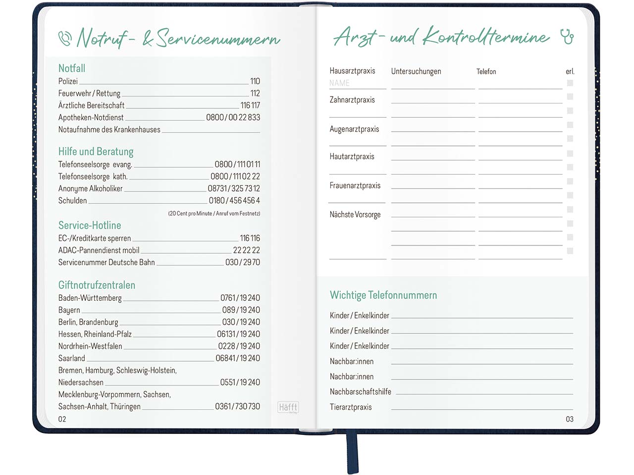 Häfft Großdruck-Kalender 2026, Senioren-Kalender, Leuchtturm