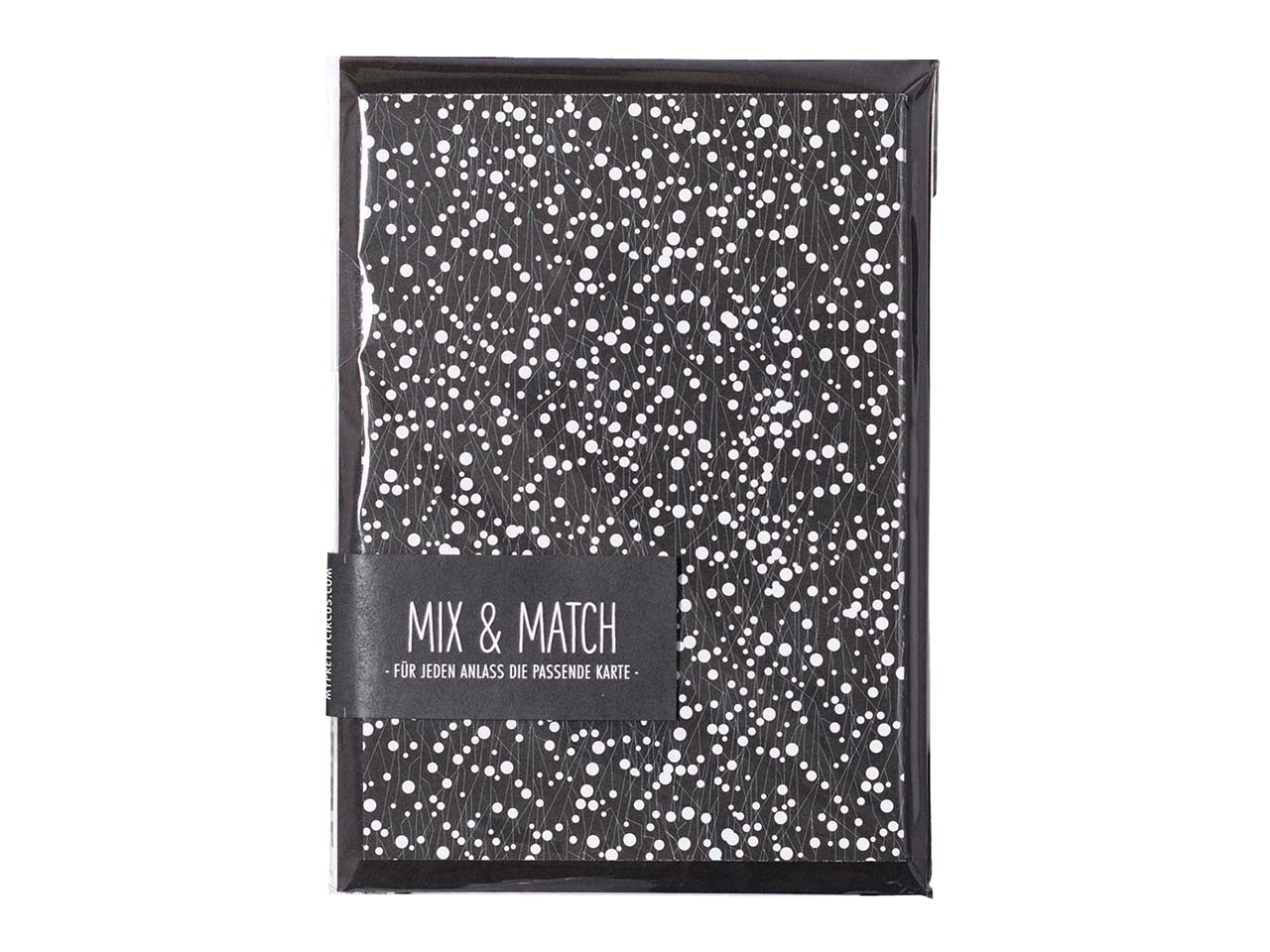 6er-Set My Pretty Circus Recycling-Grußkarten "Thorns" mit Umschlägen und Stickern