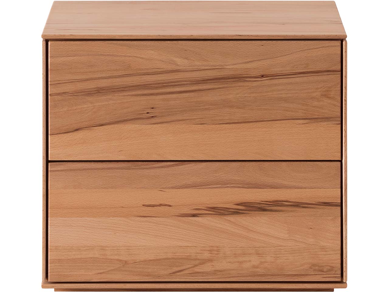 Forestales Nachttisch 'Maryland II' 2 Schubladen, Kernbuche