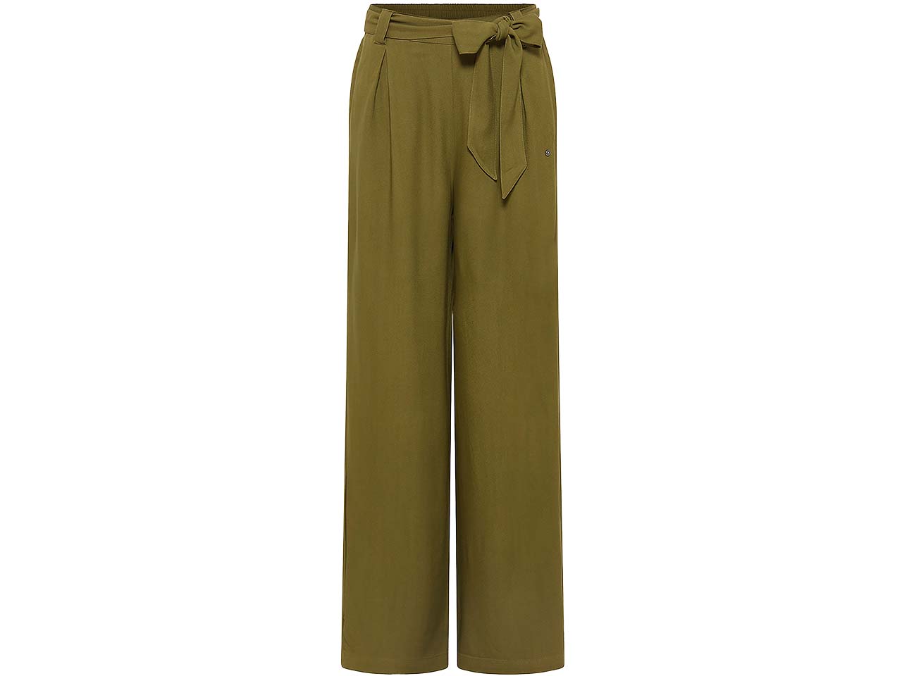tranquillo Damen-Hose mit Bindeschleife, pesto, Gr. 42