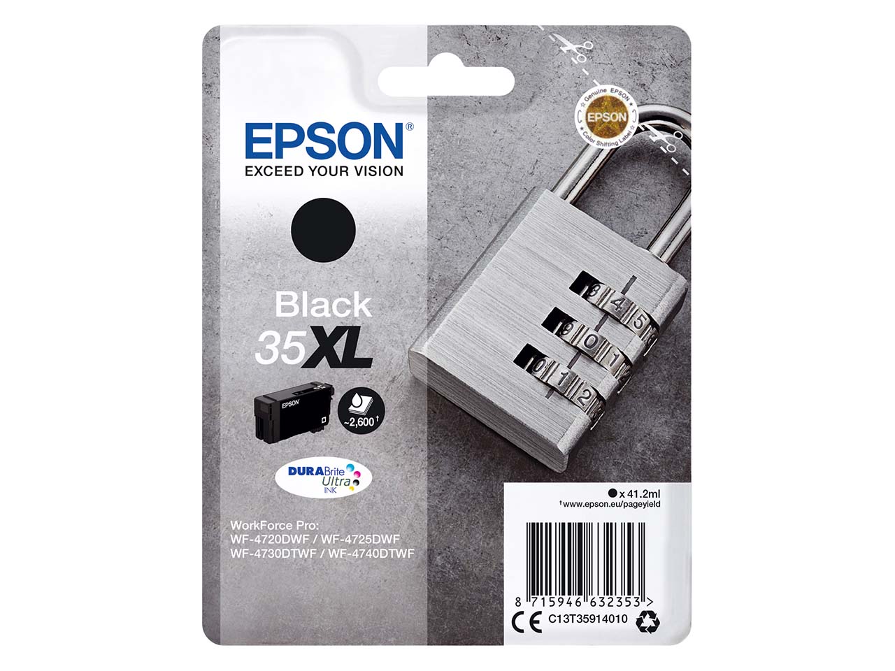 Epson Tintenpatrone T3591/ 35XL schwarz