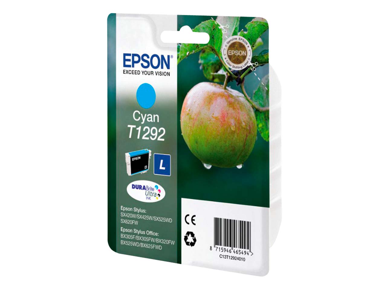 Epson Tintenpatrone T1292 cyan