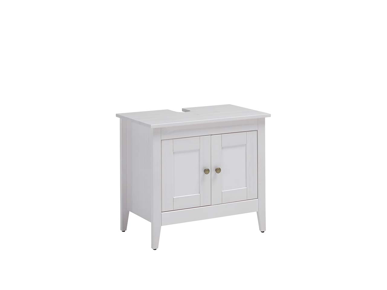 Waschbeckenunterschrank "Splash" weiß B 65 x T 38 x H 57 cm