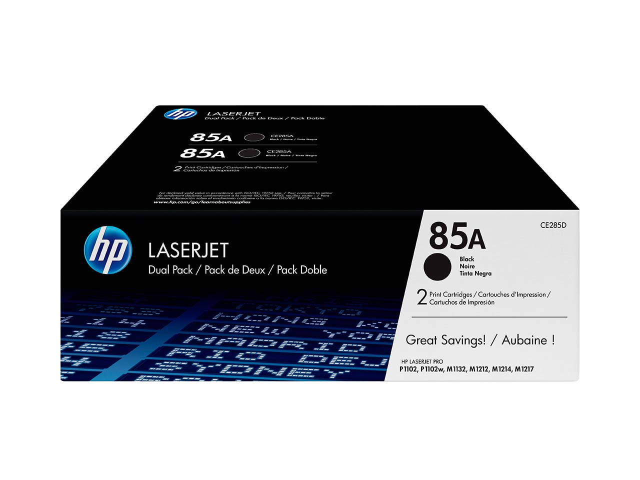 hp Twinpack Druckkassetten CE285AD schwarz