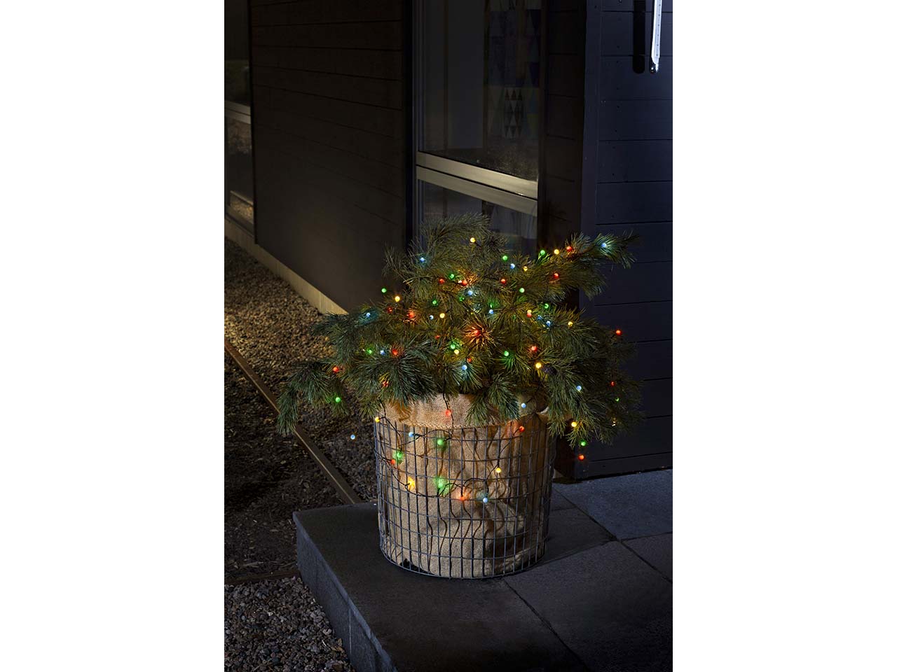 Konstsmide LED-Globelichterkette mit Schalter, 6h/9h Timer, 40 Dioden bunt