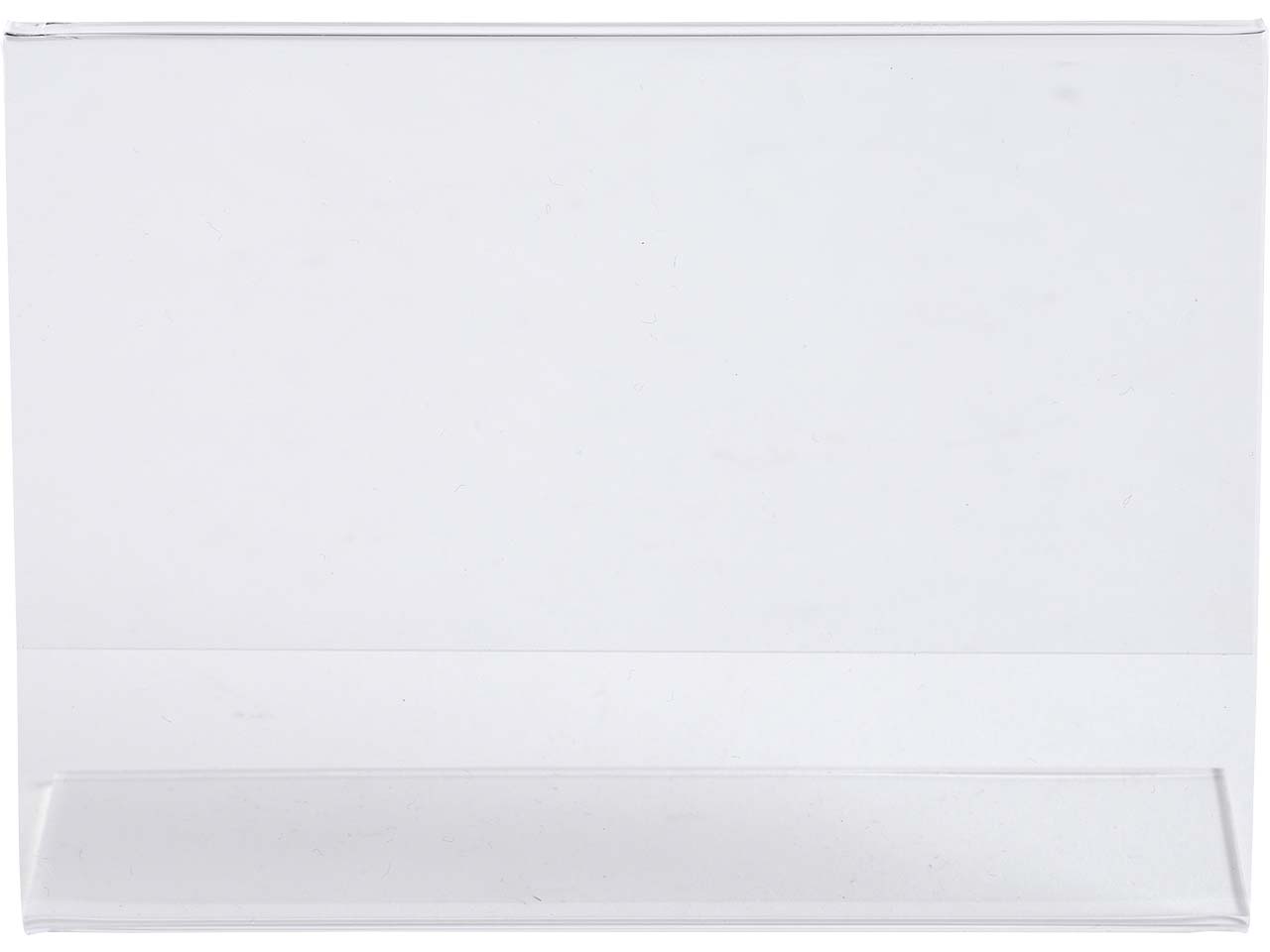 10er-Pack Exacompta Tischaufsteller "Exacryl" aus PMMA, DIN A7, Querformat