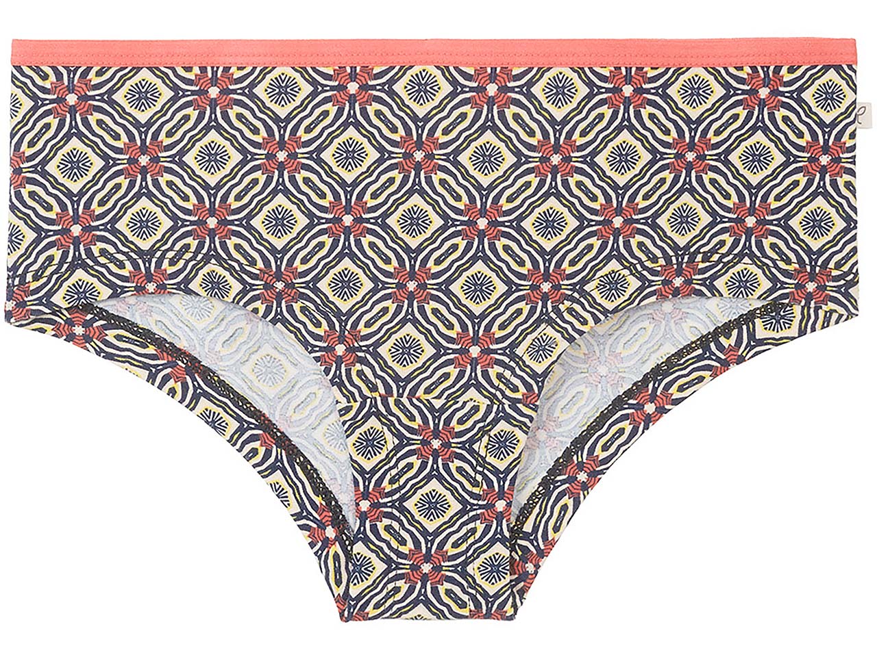 tranquillo Bio-Damen-Hipster mit Allover-Print, kaleidoscope, Gr. S