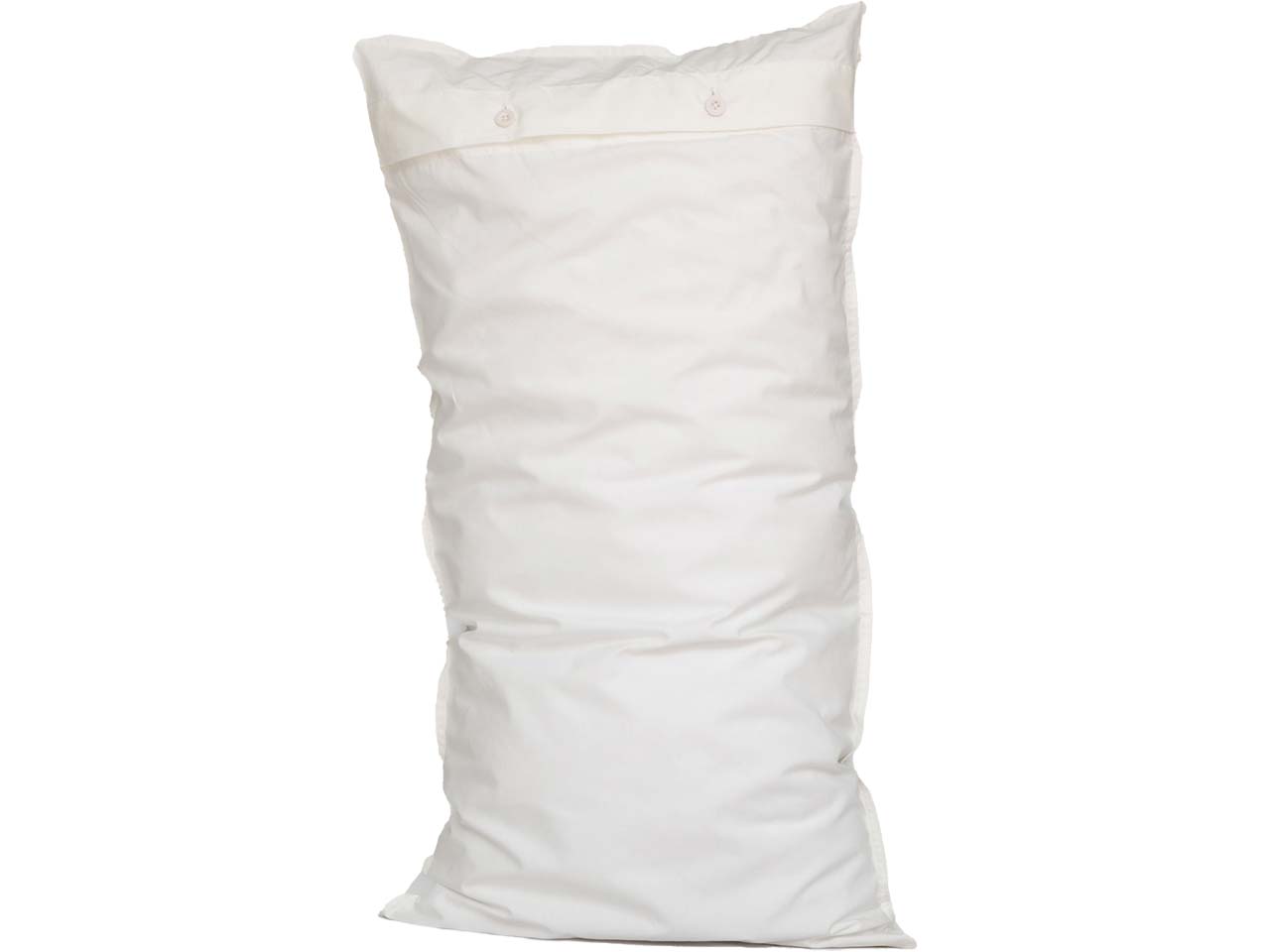 MELA Bio-Kopfkissenbezug "BHANU" aus Perkal, 40 x 80 cm, naturweiß