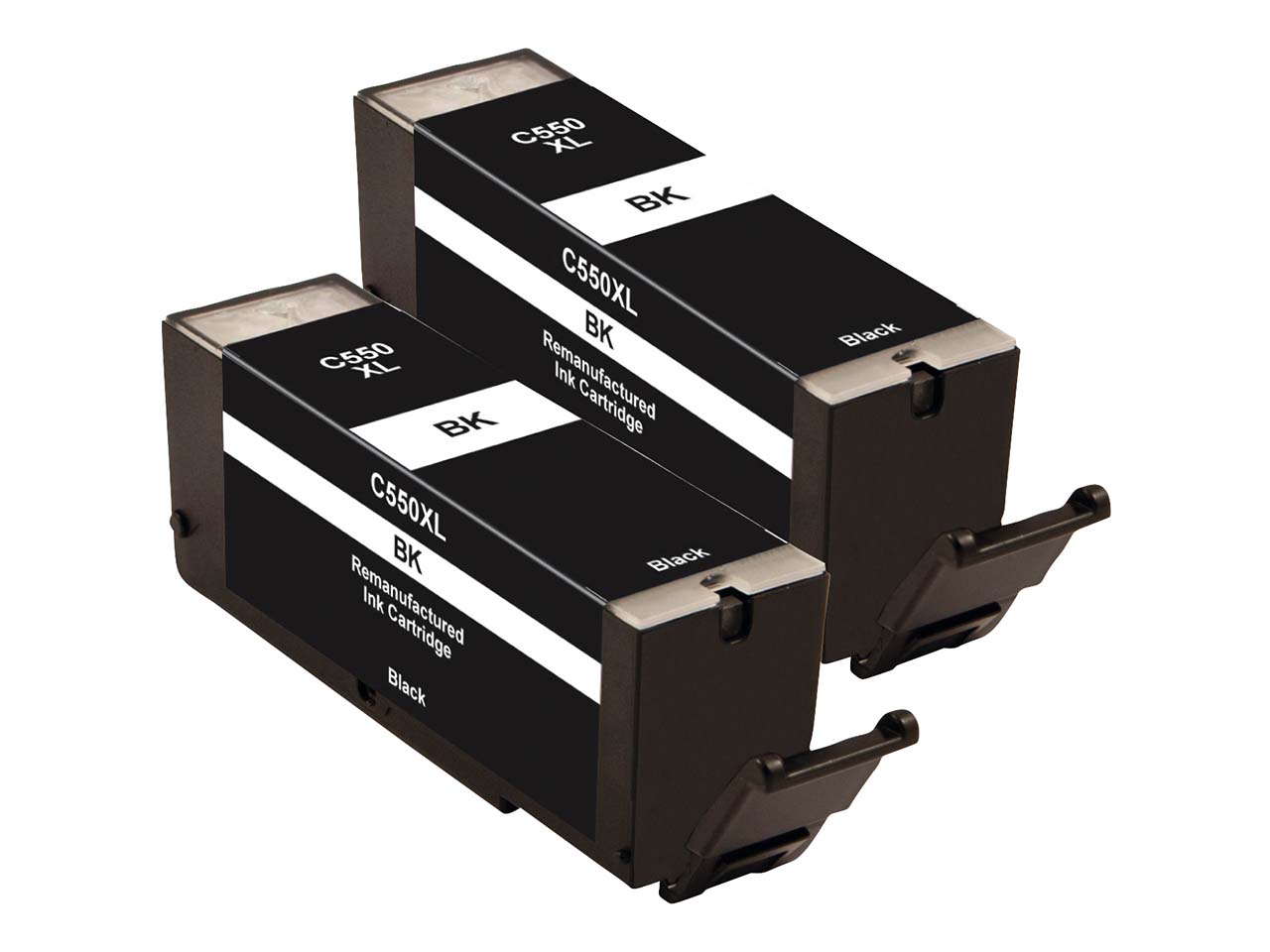 memo Tintenpatronen ersetzt Canon PGI-550XLBK schwarz, 2 Stk.