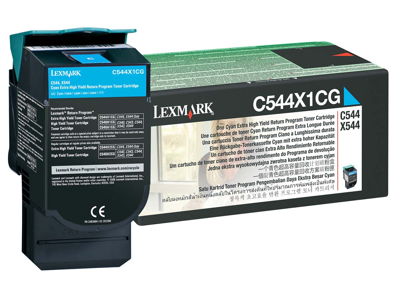 Lexmark Druckkassette C544X1CG cyan