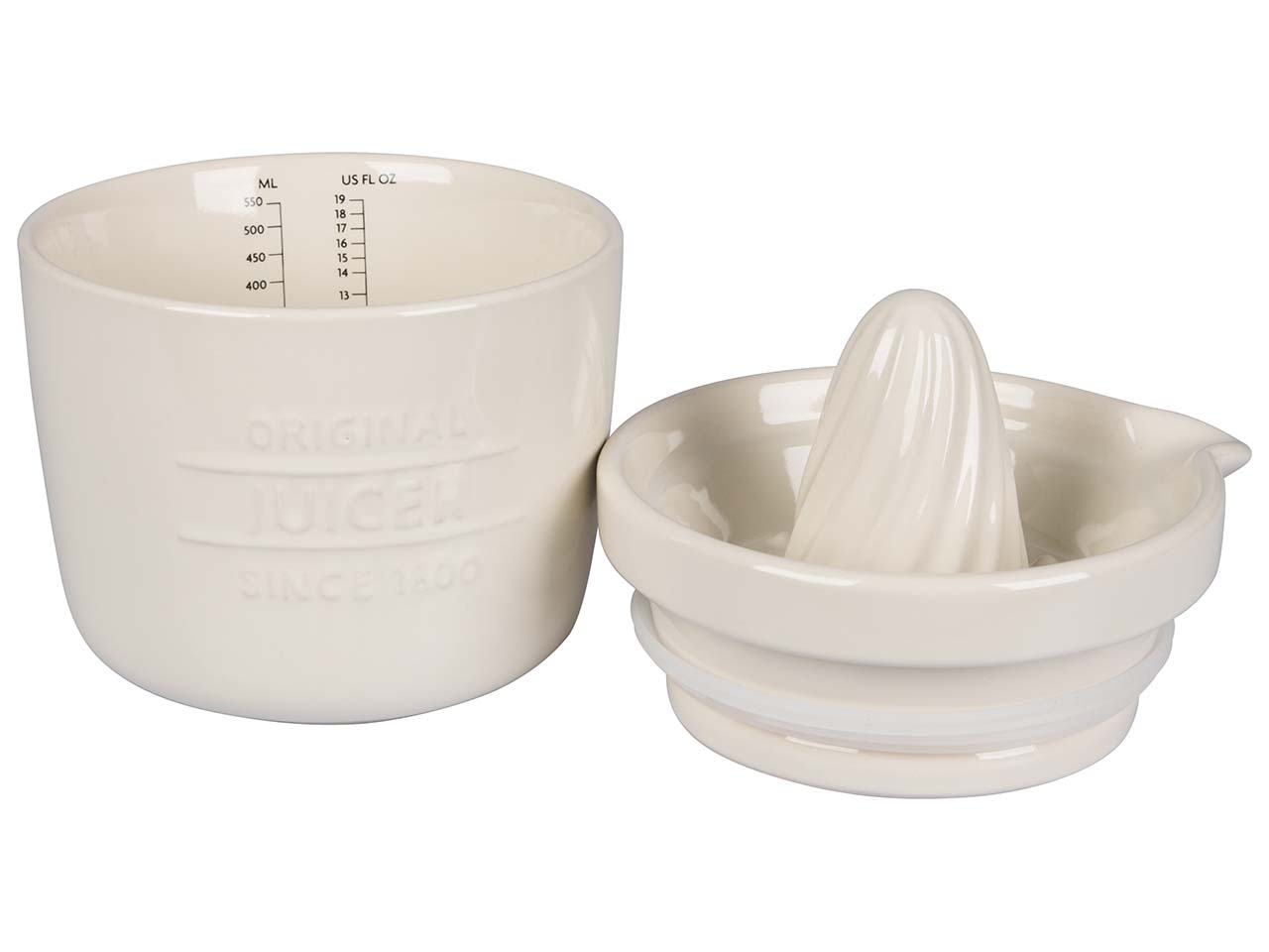 Mason Cash 3in1 Zitruspresse aus Steingut, 550 ml